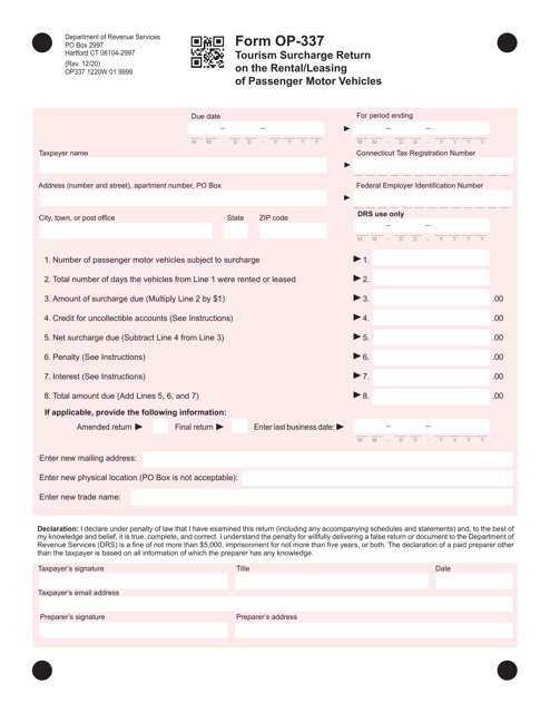 Form OP-337  Printable Pdf