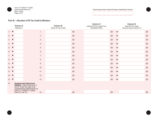 Form CT-1065/CT-1120SI Connecticut Pass-Through Entity Tax Return - Supplemental Attachment - Connecticut, Page 5