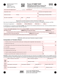 Document preview: Form CT-990T EXT Application for Extension of Time to File Unrelated Business Income Tax Return - Connecticut