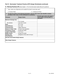 Stormwater Quality Worksheet - Connecticut, Page 10