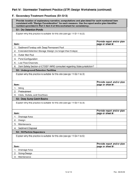 Stormwater Quality Worksheet - Connecticut, Page 12