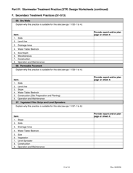 Stormwater Quality Worksheet - Connecticut, Page 13