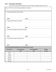 Stormwater Quality Worksheet - Connecticut, Page 16