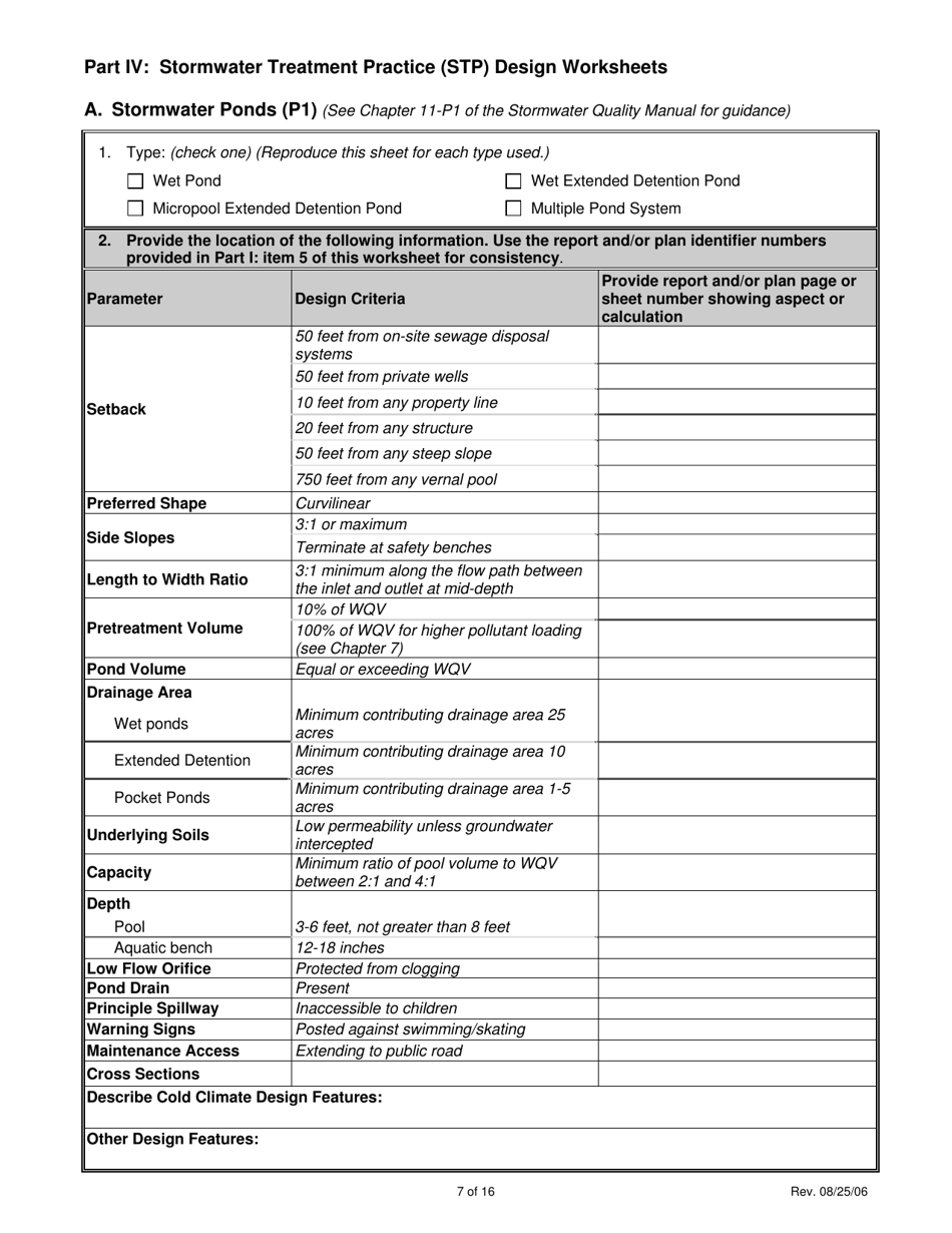 Connecticut Stormwater Quality Worksheet - Fill Out, Sign Online And 