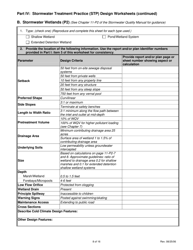 Stormwater Quality Worksheet - Connecticut, Page 8