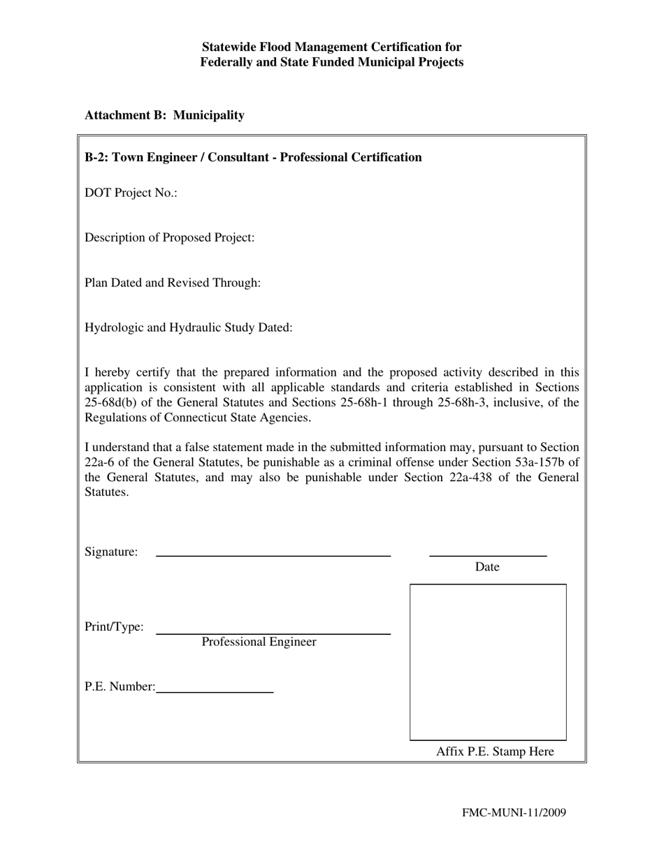 Statewide Flood Management Certification for Federally and State Funded Municipal Projects - Connecticut, Page 4