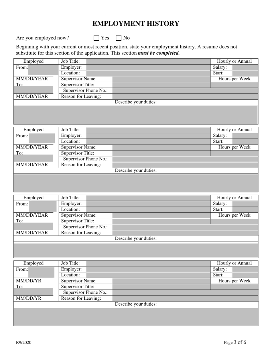 Delaware Employment Application for Toll Collector, Casual Seasonal Only Download Fillable PDF