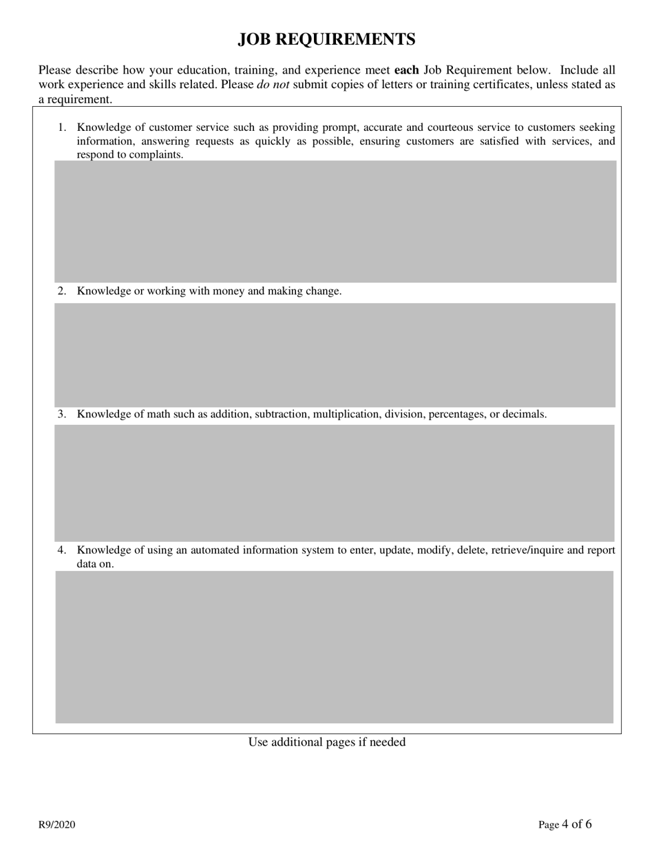 Delaware Employment Application for inHouse Toll Collector Only Fill Out, Sign Online and
