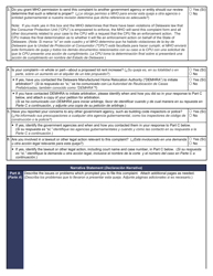 Manufactured Housing Complaint Statement - Delaware (English/Spanish), Page 2