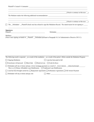 Continuing Mediation Record - Delaware, Page 2