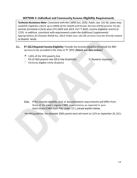 Community Services Block Grant (Csbg) Disaster Supplemental - Stage 3, Longer Term Recovery Application Technical Assistance Template - Draft - Florida, Page 12
