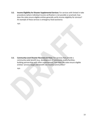 Community Services Block Grant (Csbg) Disaster Supplemental - Stage 3, Longer Term Recovery Application Technical Assistance Template - Draft - Florida, Page 13
