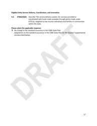 Community Services Block Grant (Csbg) Disaster Supplemental - Stage 3, Longer Term Recovery Application Technical Assistance Template - Draft - Florida, Page 17