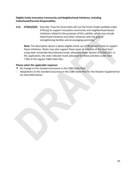 Community Services Block Grant (Csbg) Disaster Supplemental - Stage 3, Longer Term Recovery Application Technical Assistance Template - Draft - Florida, Page 20