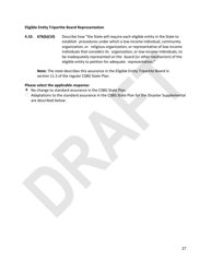 Community Services Block Grant (Csbg) Disaster Supplemental - Stage 3, Longer Term Recovery Application Technical Assistance Template - Draft - Florida, Page 27
