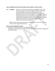Community Services Block Grant (Csbg) Disaster Supplemental - Stage 3, Longer Term Recovery Application Technical Assistance Template - Draft - Florida, Page 29