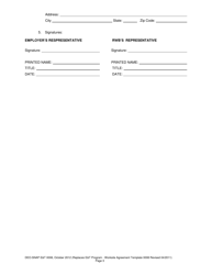 Form DEO-SNAP E&amp;T0008 Employment and Training Worksite Agreement - Florida, Page 3