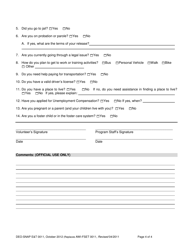 Form DEO-SNAP E&amp;T0011 Employment and Training (E&amp;t) Interest and Skills Questionnaire - Supplemental Nutrition Assistance Program (Snap) - Florida, Page 4