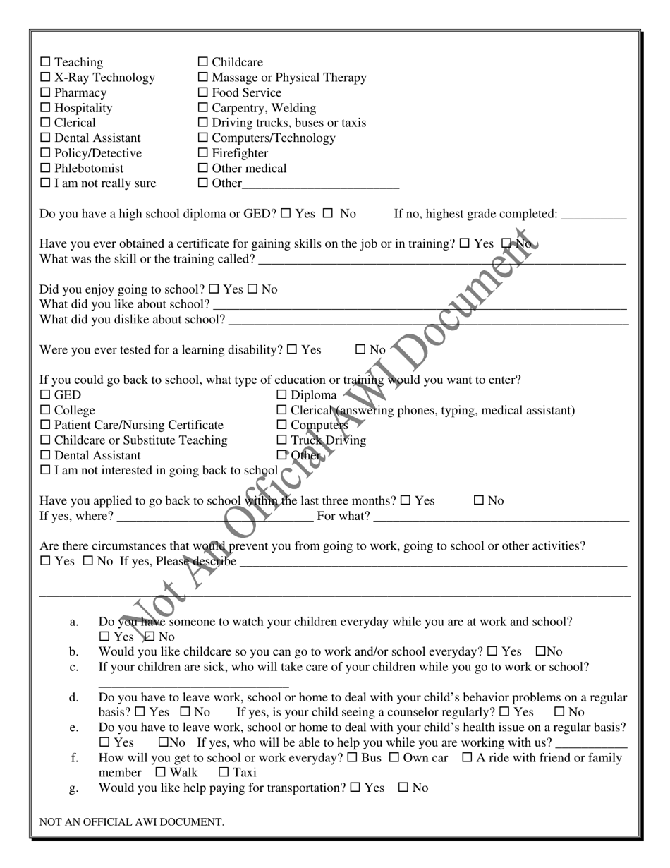 Initial Assessment - Florida, Page 2