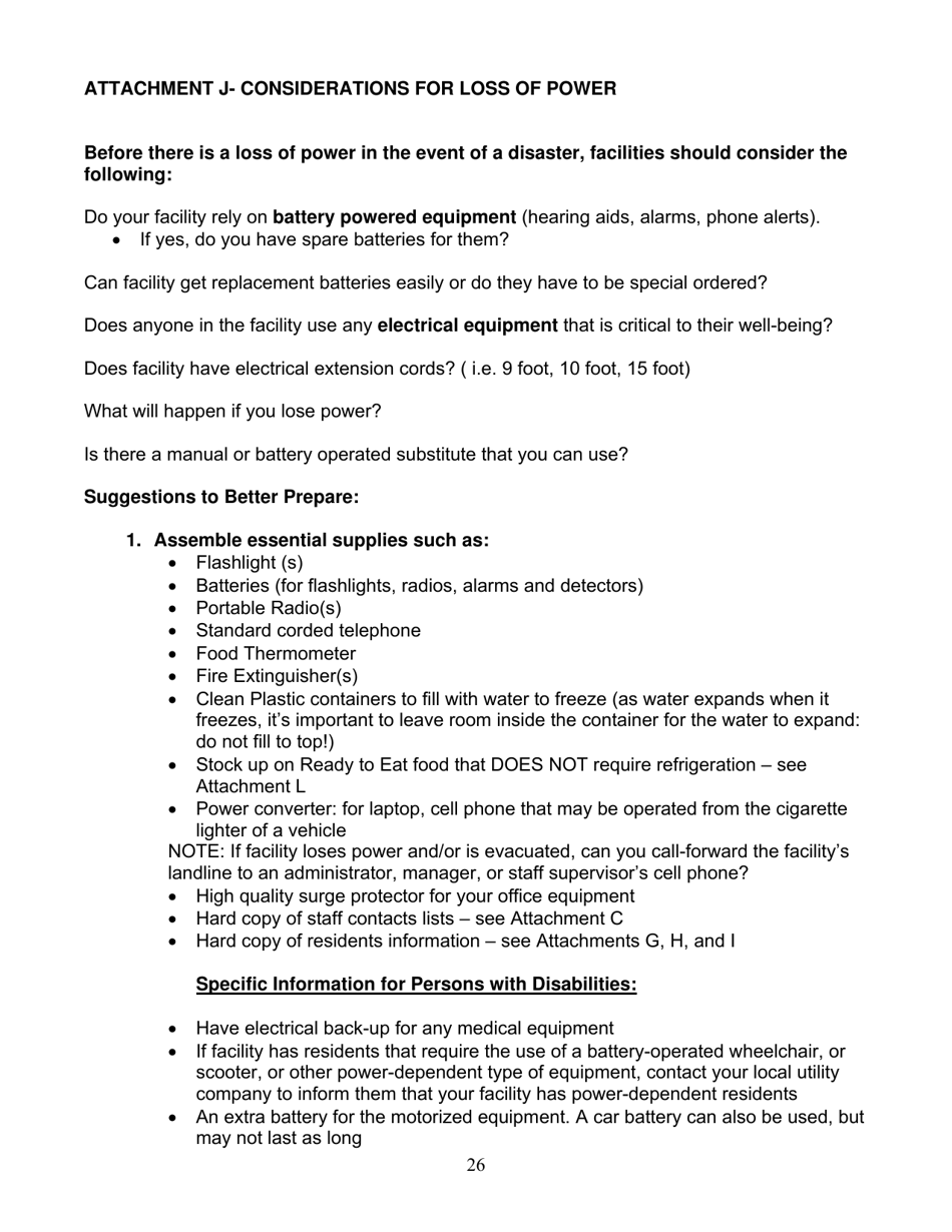Group Care Program Preparedness Toolkit - Florida, Page 26
