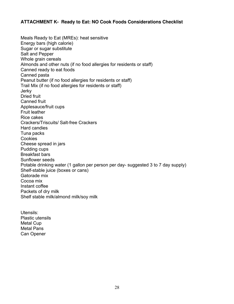 Group Care Program Preparedness Toolkit - Florida, Page 28