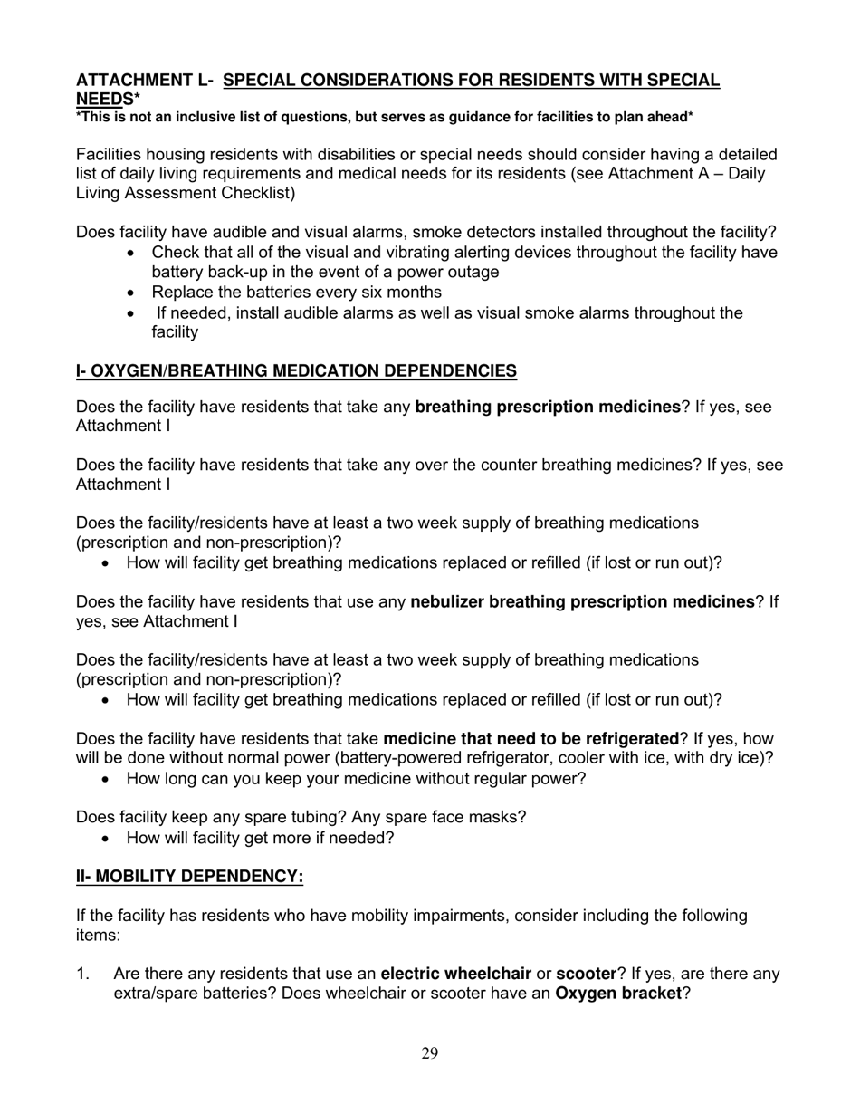 Group Care Program Preparedness Toolkit - Florida, Page 29