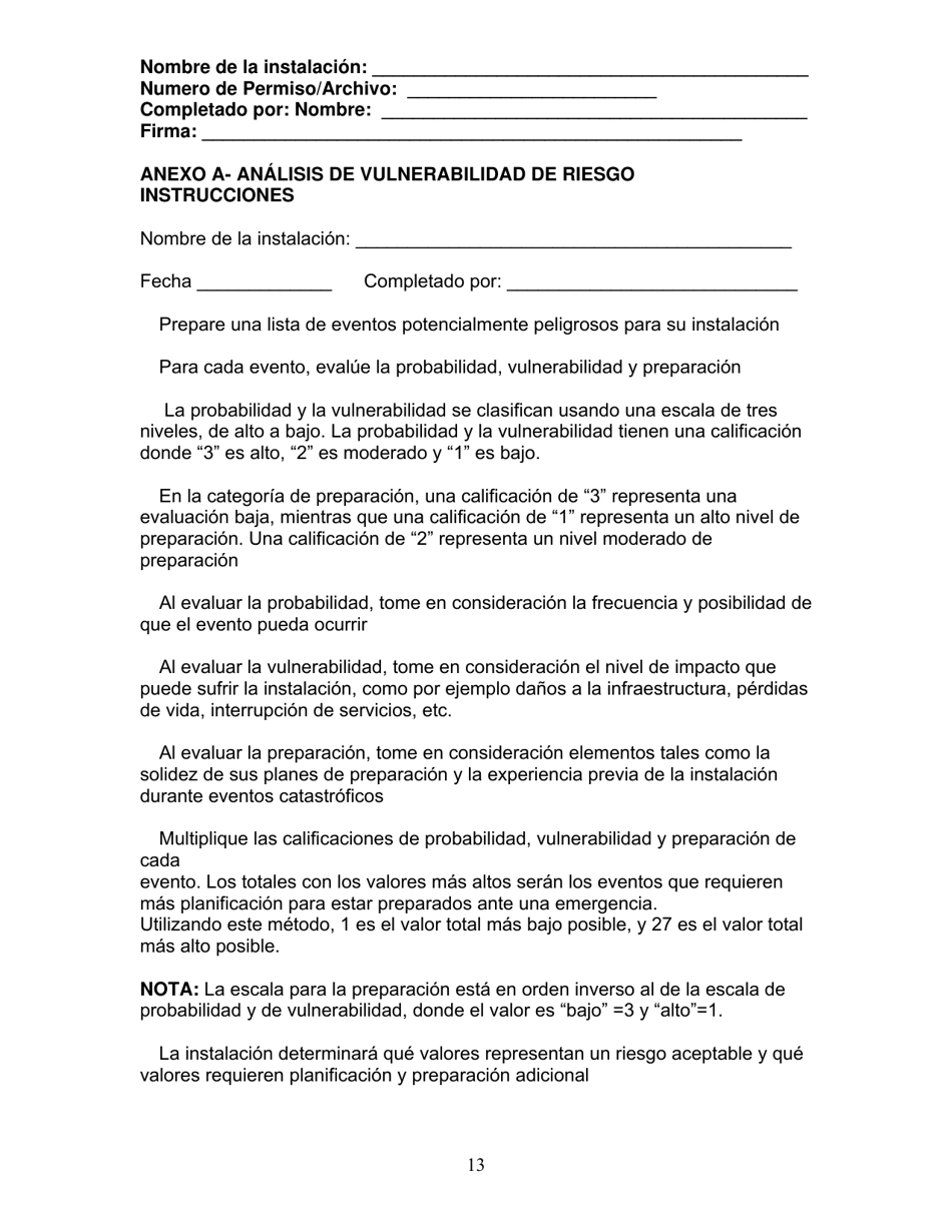 Group Care Program Preparedness Toolkit - Florida (Spanish), Page 14