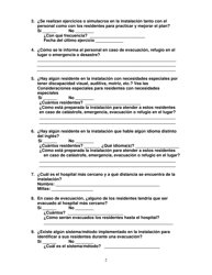 Group Care Program Preparedness Toolkit - Florida (Spanish), Page 3