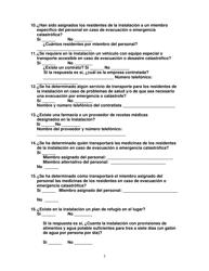 Group Care Program Preparedness Toolkit - Florida (Spanish), Page 4