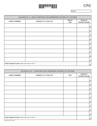 Form AR1000CR Arkansas Income Tax Composite Tax Return - Arkansas, Page 2