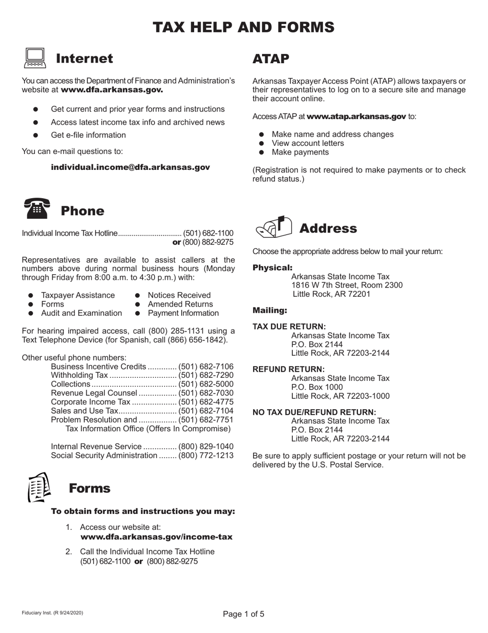 Instructions for Form AR1002F, AR1002NR - Arkansas, Page 3