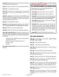 Instructions for Form AR1002F, AR1002NR - Arkansas, Page 6