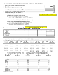 Form AR1002ES Fiduciary Estimated Tax Declaration Vouchers - Arkansas, Page 2