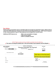 Form AR1002ES Fiduciary Estimated Tax Declaration Vouchers - Arkansas, Page 3