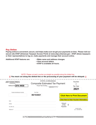 Form AR1000CRES Composite Estimated Tax Declaration Vouchers - Arkansas, Page 4