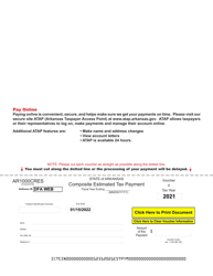 Form AR1000CRES Composite Estimated Tax Declaration Vouchers - Arkansas, Page 6