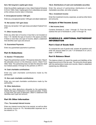 Instructions for Form AR1050 Arkansas Partnership Income Tax Return - Arkansas, Page 10