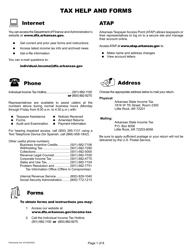 Instructions for Form AR1050 Arkansas Partnership Income Tax Return - Arkansas, Page 3