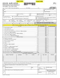 Document preview: Form AR1050 Arkansas Partnership Income Tax Return - Arkansas