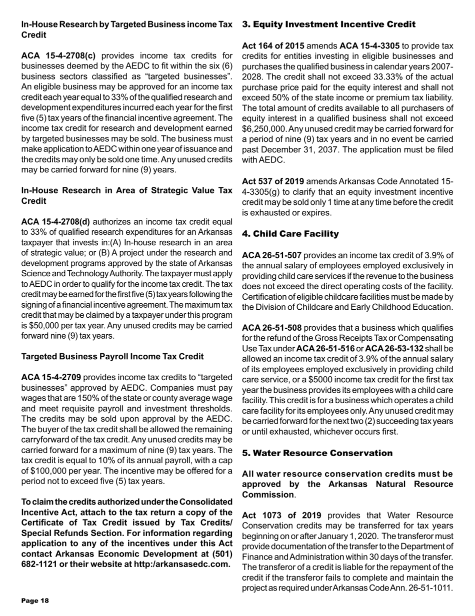 Instructions for Form AR1100S Arkansas S Corporation Income Tax Return - Arkansas, Page 18