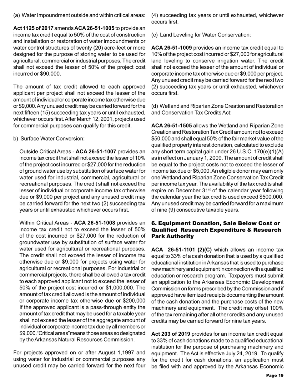 Instructions for Form AR1100S Arkansas S Corporation Income Tax Return - Arkansas, Page 19