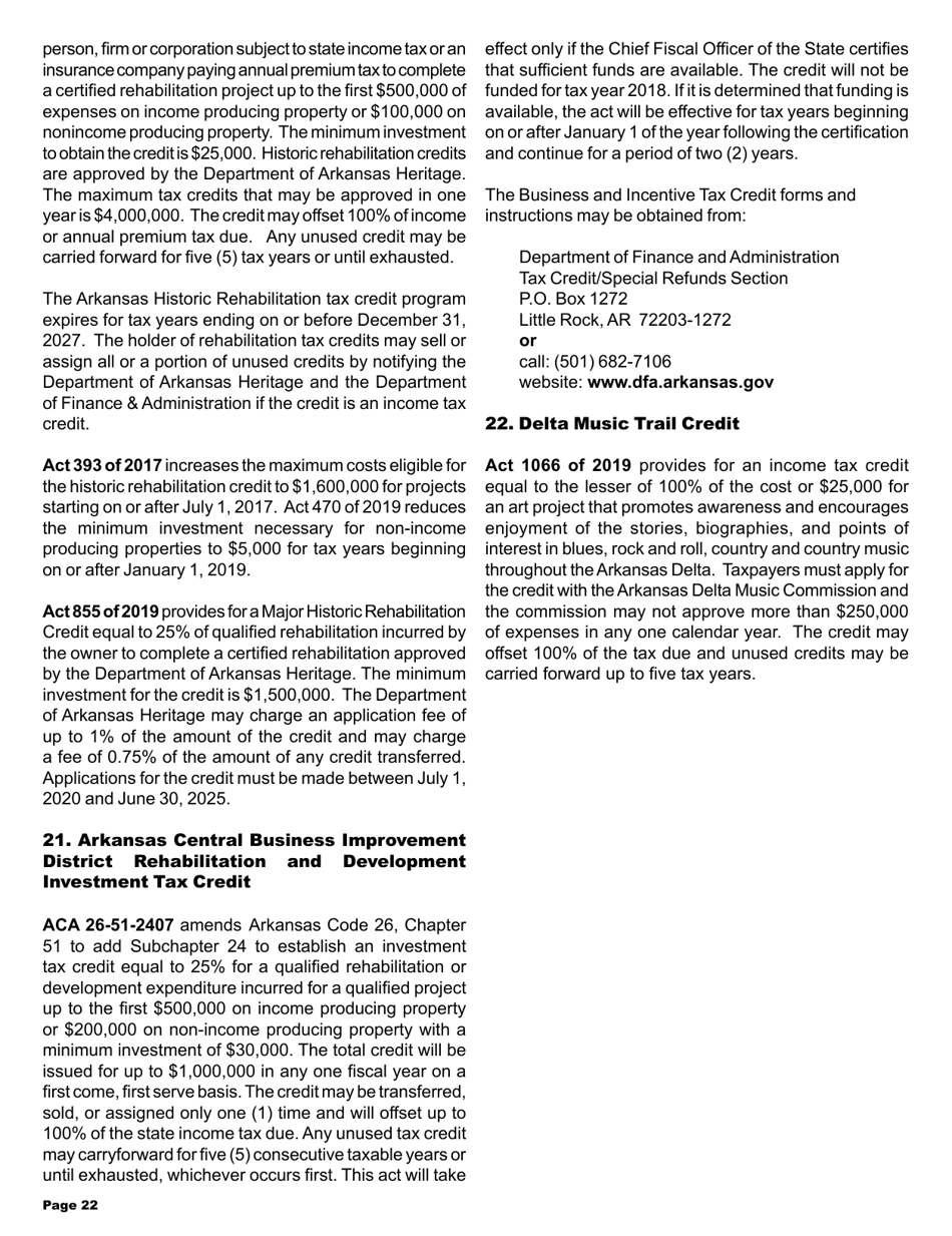 Instructions for Form AR1100S Arkansas S Corporation Income Tax Return - Arkansas, Page 22