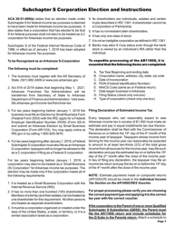 Instructions for Form AR1100S Arkansas S Corporation Income Tax Return - Arkansas, Page 7