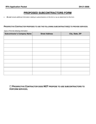 Form DH-21-0008 Community Sub Grants for Tpcp Application Packet - Arkansas, Page 4
