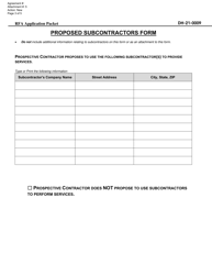 Form DH-21-0009 Ending the HIV Epidemic Community Organization Initiatives Application - Arkansas, Page 3