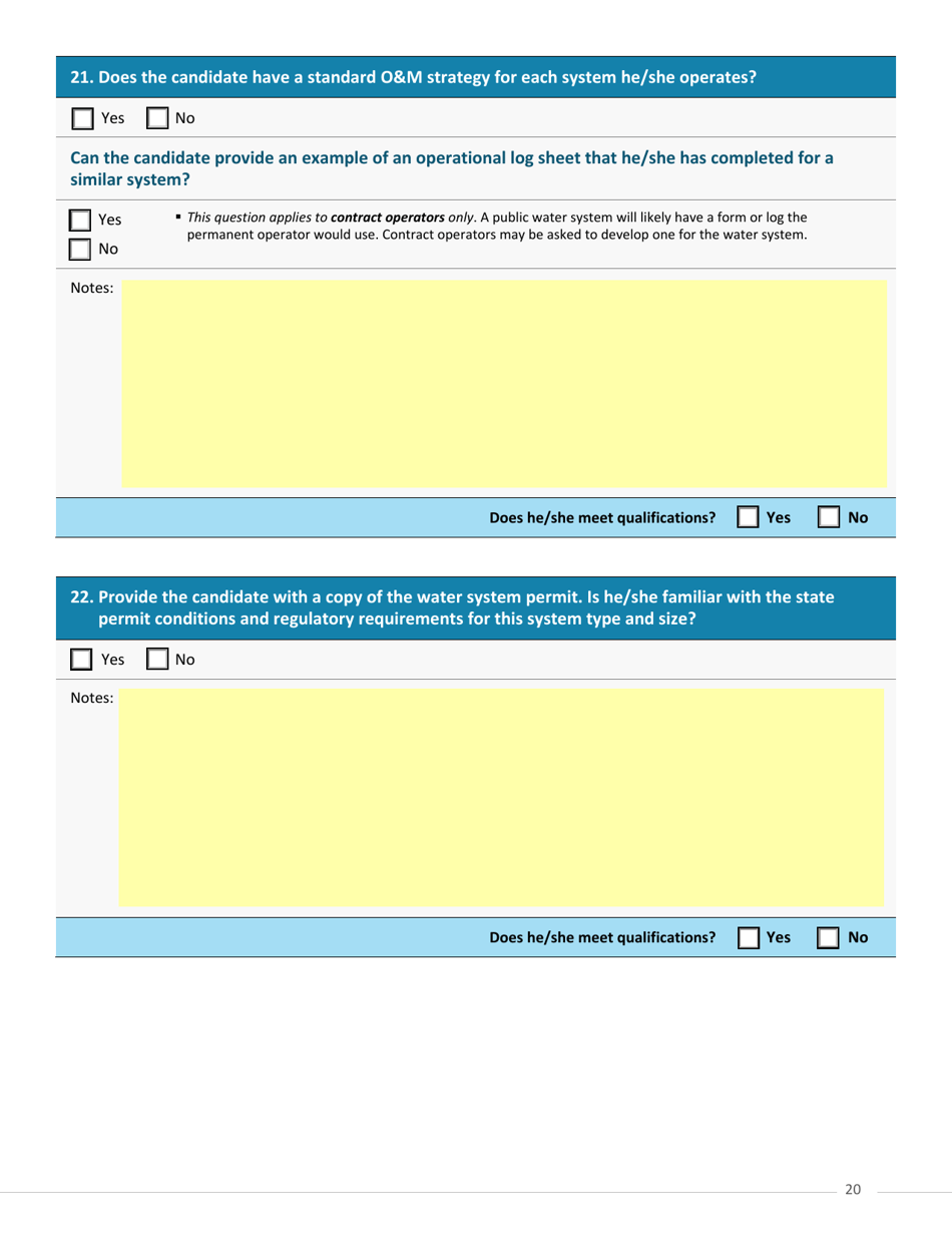 Operator Interview Tool - Arkansas, Page 11
