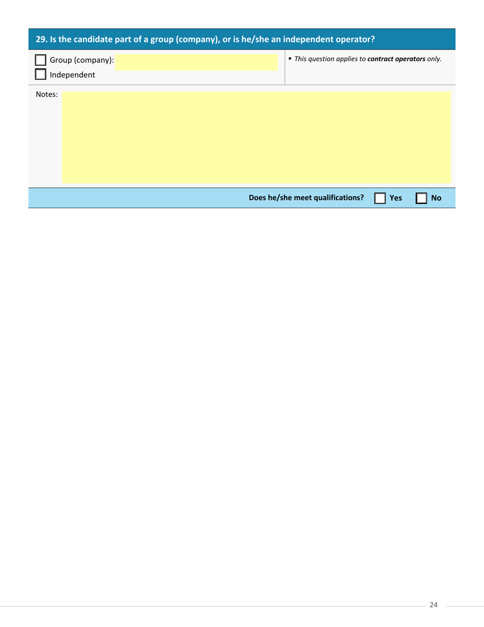 Operator Interview Tool - Arkansas, Page 15