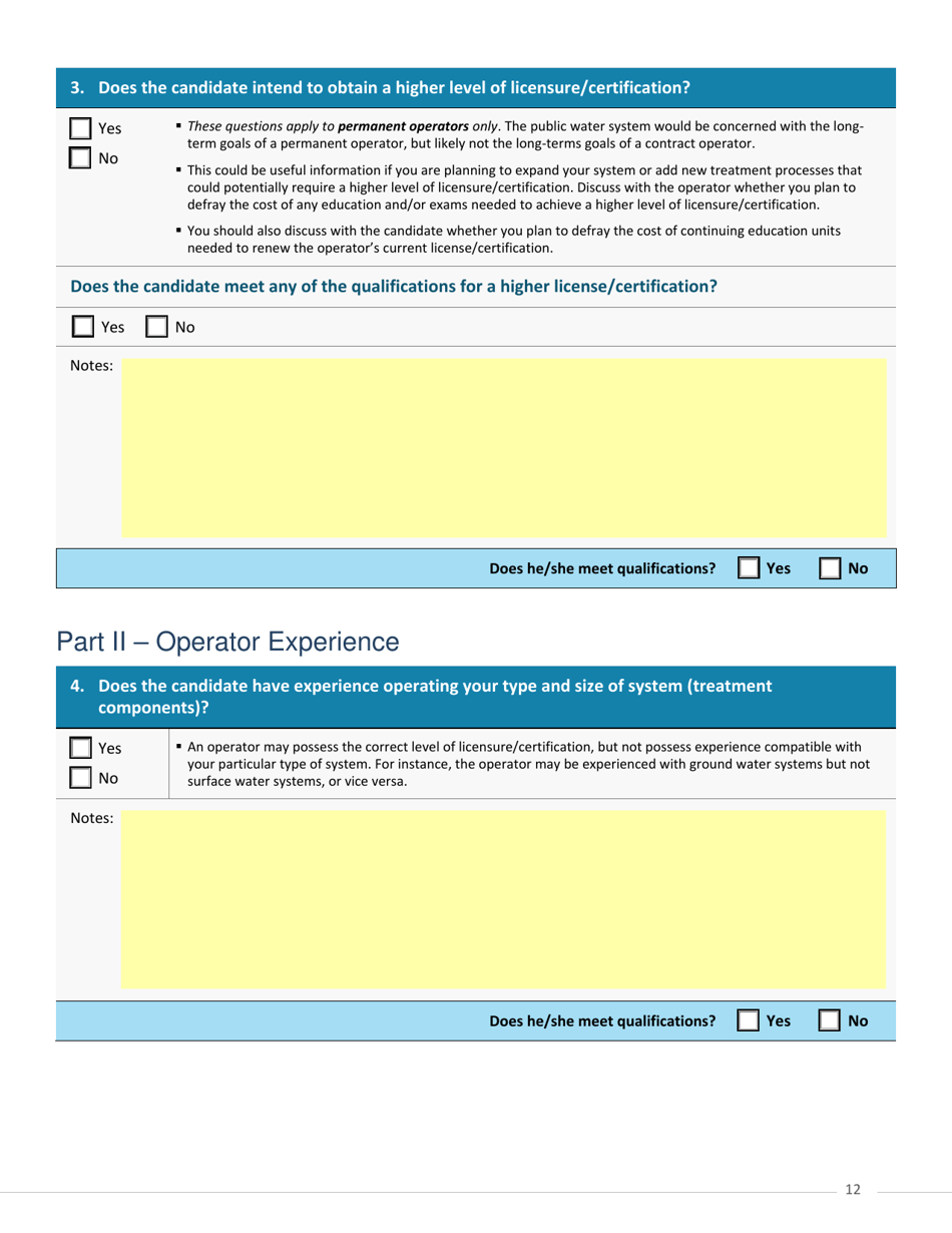 Operator Interview Tool - Arkansas, Page 3