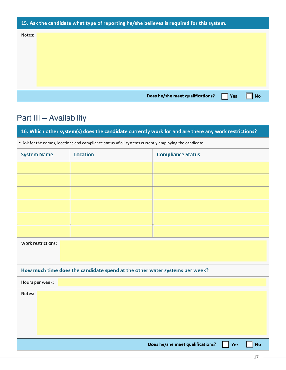 Operator Interview Tool - Arkansas, Page 8