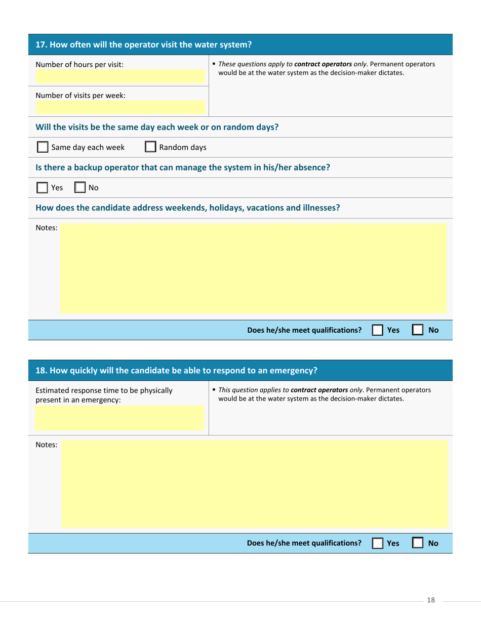 Operator Interview Tool - Arkansas, Page 9
